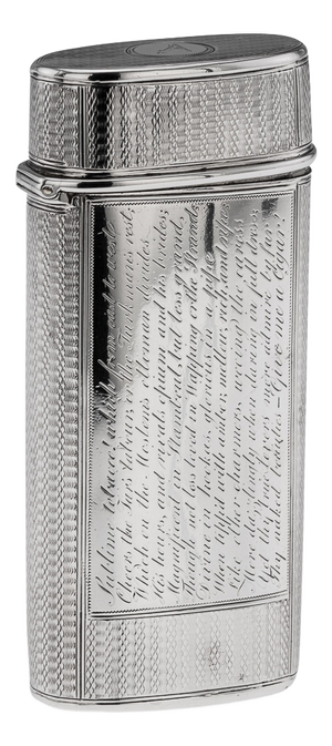 19th Century Victorian Silver Cigar Case, John Teare, London, 1831