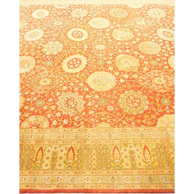 Solo Rugs Vintage Moroccan Hand Knotted Wool Area Rug, Orange - 6'0" X 8'9" For Sale - Image 4 of 9