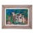 Framed 1940s Abstract Landscape Painting by Morris Shulman For Sale