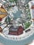 1960s 1995 Signed Hummel Hand-Painted Winter Village Folk Art Lazy Susan For Sale - Image 5 of 12