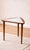 Arthur Umanoff Mid Century Modern Triangular Walnut Side Table, 20th Century For Sale - Image 9 of 9
