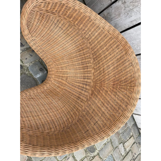 Lotus Wicker Chair, 2000s For Sale - Image 6 of 16