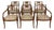 Set of 6 Governor Alston Arm Chairs From Baker For Sale