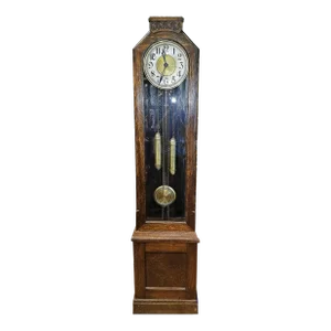 1920-30s German Oak Art Deco Tall Clock