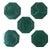 Malachite Coasters Resin, Circa Late-20th Century For Sale