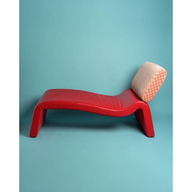 Onda Chaise Lounge in Leather from Cor, 1980s For Sale - Image 10 of 12