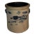 19thc Stoneware Two Gallon Decorated Crock For Sale
