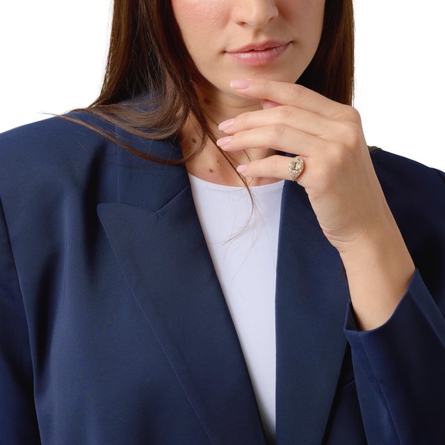 Early 20th Century Victorian Gia 1.21 Carat Old Mine Cut Diamond 14k Yellow Gold Engagement Ring, Size 4.25 For Sale - Image 4 of 8