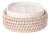 Artifacts Rattan Oval Soap Dish with Ceramic Insert, White WashA For Sale