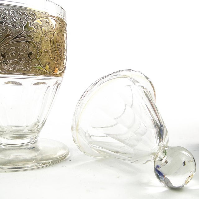 Former Czechoslovakian Art Deco Candyer from Moser, 1930s For Sale - Image 9 of 15