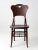 Brown Antique Bentwood Chair With Cutout Back For Sale - Image 8 of 13