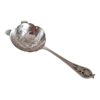 Sterling Silver Loose Tea Strainer from Viners LTD, Sheffield, 1959 For Sale