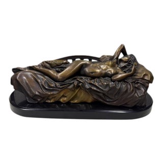 1996 Bill Mack "Tranquility" Limited Edition Bronze Reclining Nude Sculpture For Sale