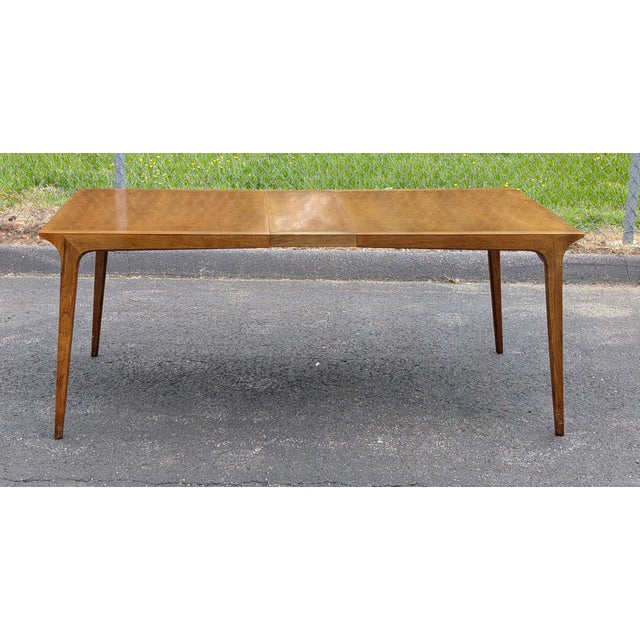 Mid 20th Century John Van Koert for Drexel Profile Mid Century 10 Person Dining Table For Sale - Image 5 of 18