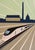 Modern American railway advertising poster illustrated by Michael Schwab for Amtrak’s Acela Express campaign. The dynamic...
