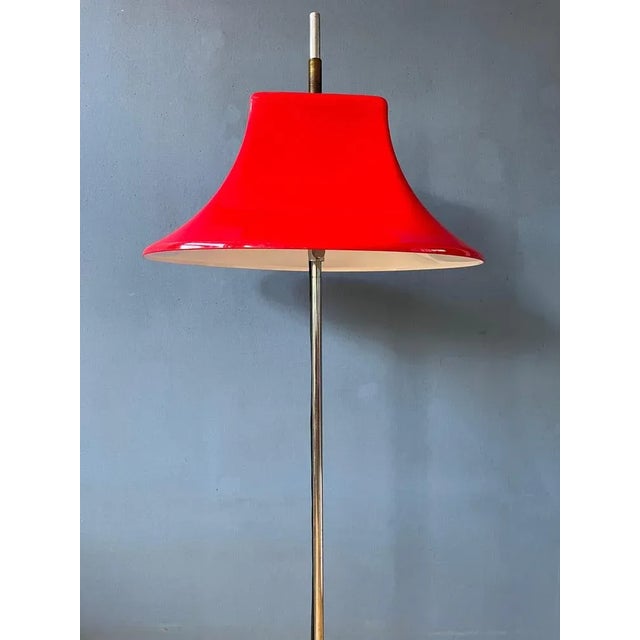 Glass Space Age Floor Lamp in Acrylic Glass by Willem Hagoort, 1970s For Sale - Image 7 of 11