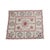 Suzani Bedcover with Red Square Design For Sale