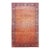Antique Persian Manchester Kashan Wool 10X17 Salmon, Rust & Navy Handmade Area Rug #1141003 For Sale