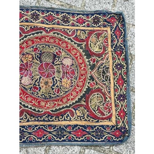 Nice early 20th century Rashti Douzi embroidery. Discover a timeless work of art: a delicate embroidery dating back to the...
