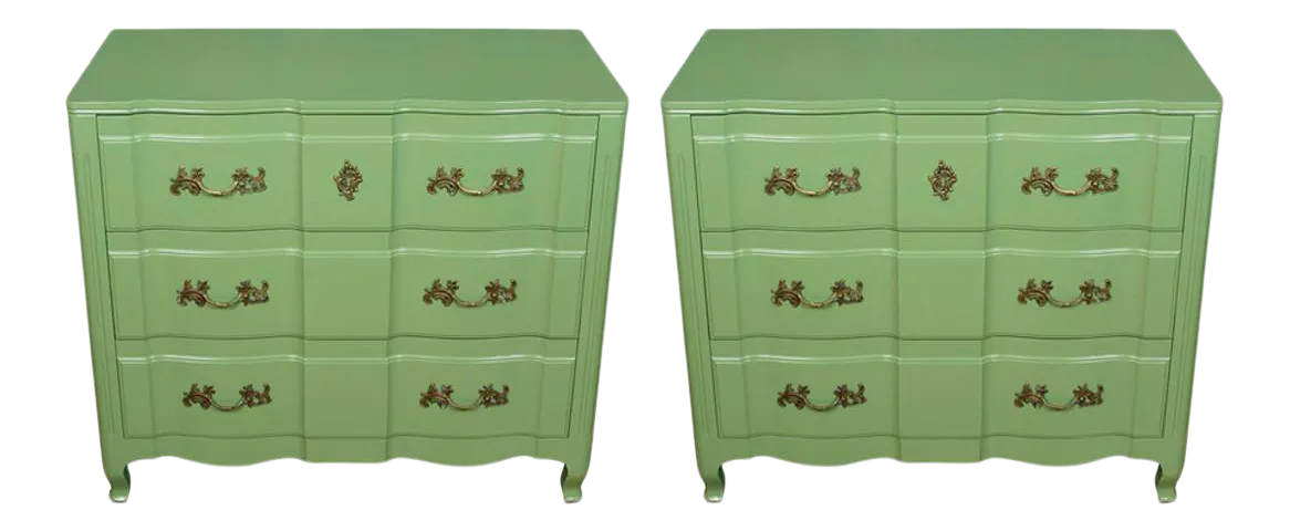 Vintage Green Dressers and Chests of Drawers | Chairish