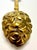 Metal Brass Pinecone Over the Door Wreath Hook For Sale - Image 7 of 9
