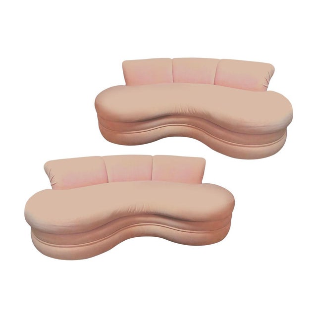 Gold Adrian Pearsall for Comfort Designs Sofas For Sale - Image 8 of 8