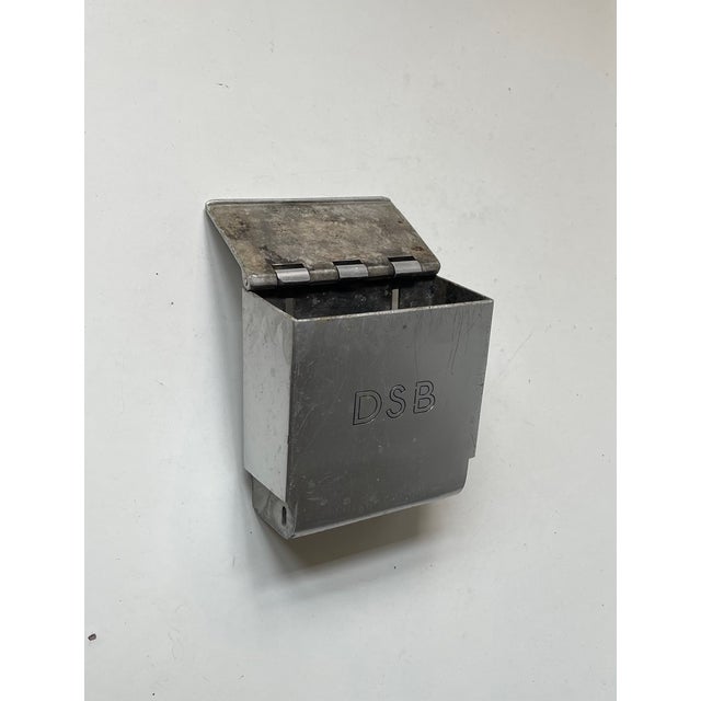Vintage Garthe Wall Aluminum Ashtray from DSB Danish State Railways, 1970s For Sale - Image 4 of 11