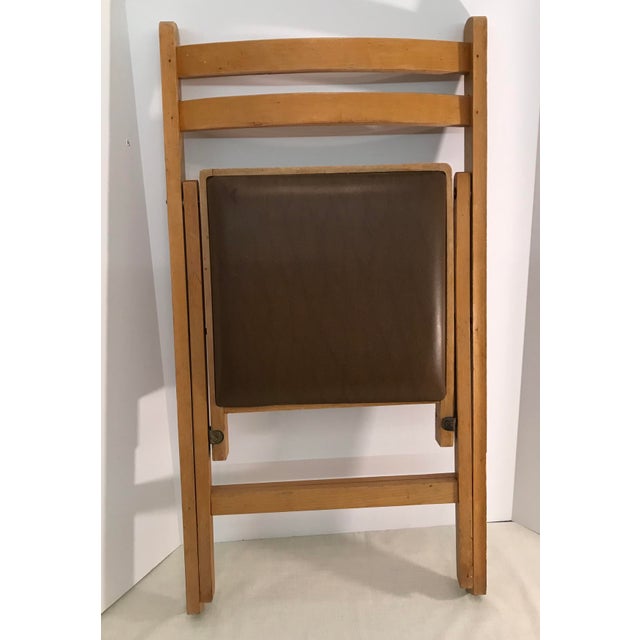 Vintage Wooden Folding Chair, Made in Romania Chairish