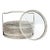 Sterling & Cut Crystal Coaster Set For Sale