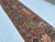 2000 - 2009 Kazak Style Handmade Wool Runner Rug in Terracotta and Blue For Sale - Image 5 of 9