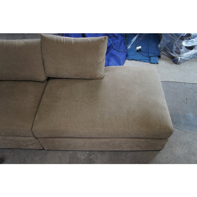 Early 21st Century Vanguard Furniture Michael Weiss Ferriday Modern Right Facing Sectional Sofa For Sale - Image 5 of 13