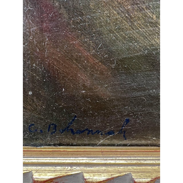 Paint Late 20th Century African American Artist Charles Bohannah (1910- 1985) Oil Painting, Portrait For Sale - Image 7 of 10