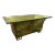 1970s Greek Key Footed Brass Planter For Sale