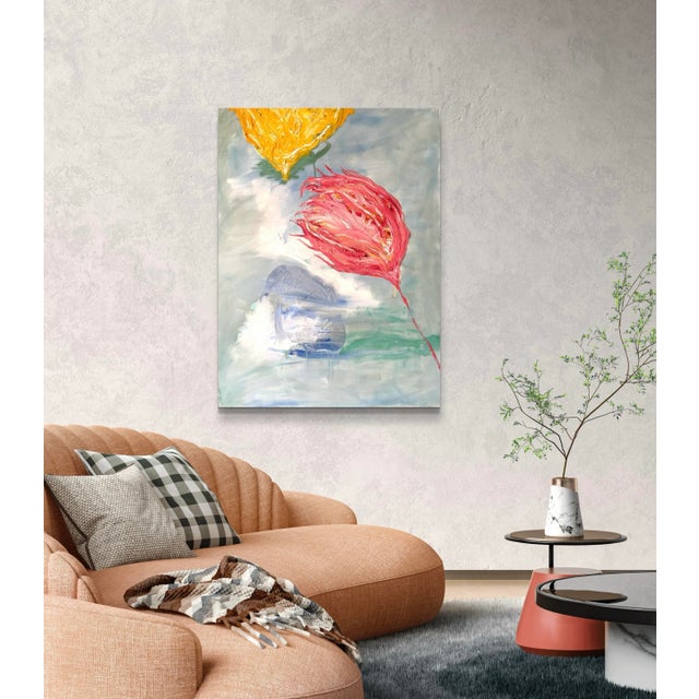 Matthew Izzo Oil Painting on Canvas, Titled Flowers in the Wind 30” X 40” For Sale - Image 4 of 7