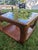 An exceptional four-piece collection of mid-century modern design manufactured by the historic J.B. Van Sciver Furniture...