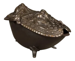 1900s Art Nouveau Victorian Fireside Bin Coal Scuttle