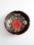 Vintage hand-painted wooden bowl featuring a vibrant floral design set against a black background. Originally sold through...