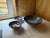 Vintage Moroccan Safi Pottery Nesting Bowl Set in Hand-Painted Cobalt Blue, 1950, Set of 3 For Sale - Image 17 of 17