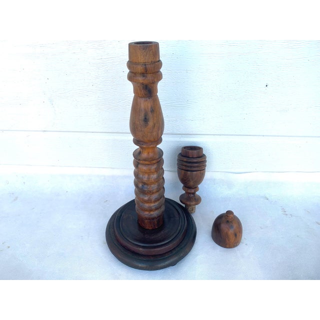 Container on High Leg in Mahogany Wood, 1890s For Sale - Image 17 of 18