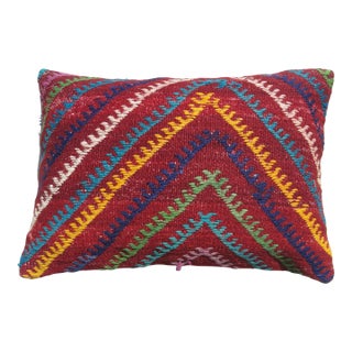 1970s Kilim Rug Pillow Cover For Sale