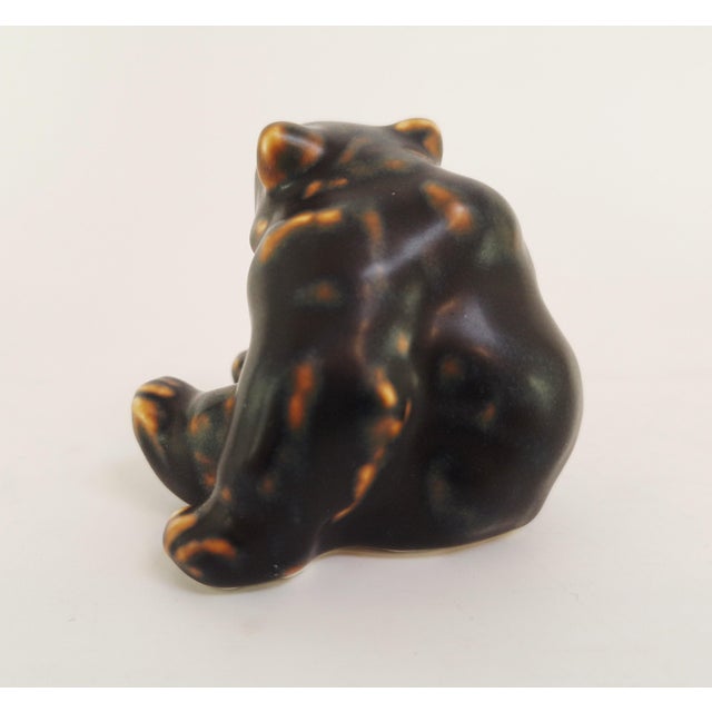 Stoneware Bear Figurines by Knud Kyhn for Royal Copenhagen, 1940s, Set of 3 For Sale - Image 9 of 18