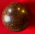 Plastic Antique 19th Century Victorian Composition Sphere Ball Imitating Granite or Porphyry For Sale - Image 7 of 8