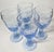 Vintage Periwinkle Ice Goblets- Set of Four For Sale - Image 15 of 18