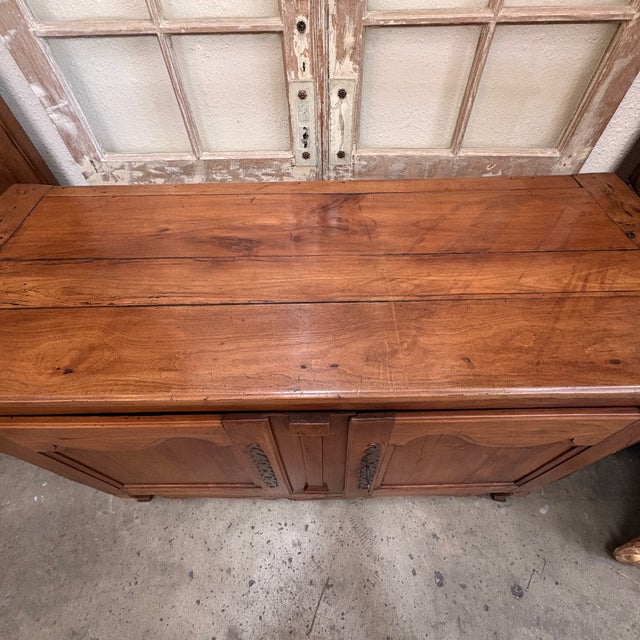 Wood 19th Century French Cherry Buffet For Sale - Image 7 of 12