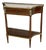 19th Century French Louis XVI Style Mahogany and Marble Console Table For Sale