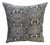 Dark Snakeskin Woven Cushion Cover For Sale