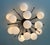 21st Century Mezzo Bronze Glossy White Murano Flush Mount by Fabio LTD For Sale - Image 6 of 9