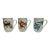 Vintage 1985 John James Audubon Porcelains Blue Jay, Cardinal and Robin Bird Mugs -3 For Sale