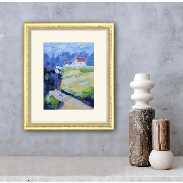 Pacific Grove Lighthouse, Contemporary Impressionist Oil Painting For Sale - Image 4 of 6