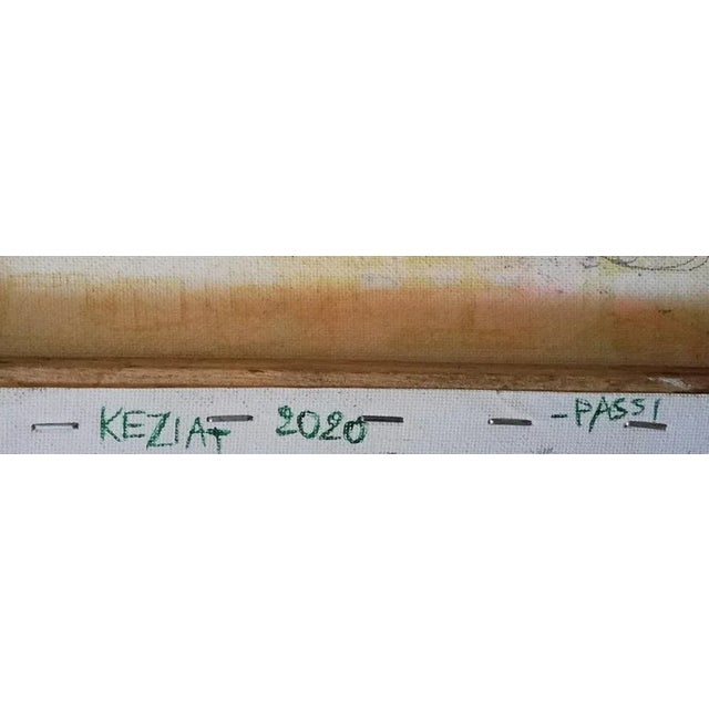 Steps is a beautiful painting realized by the Italian artist KEZIAT in 2020. Pen on canvas. Hand-signed by the artist on...